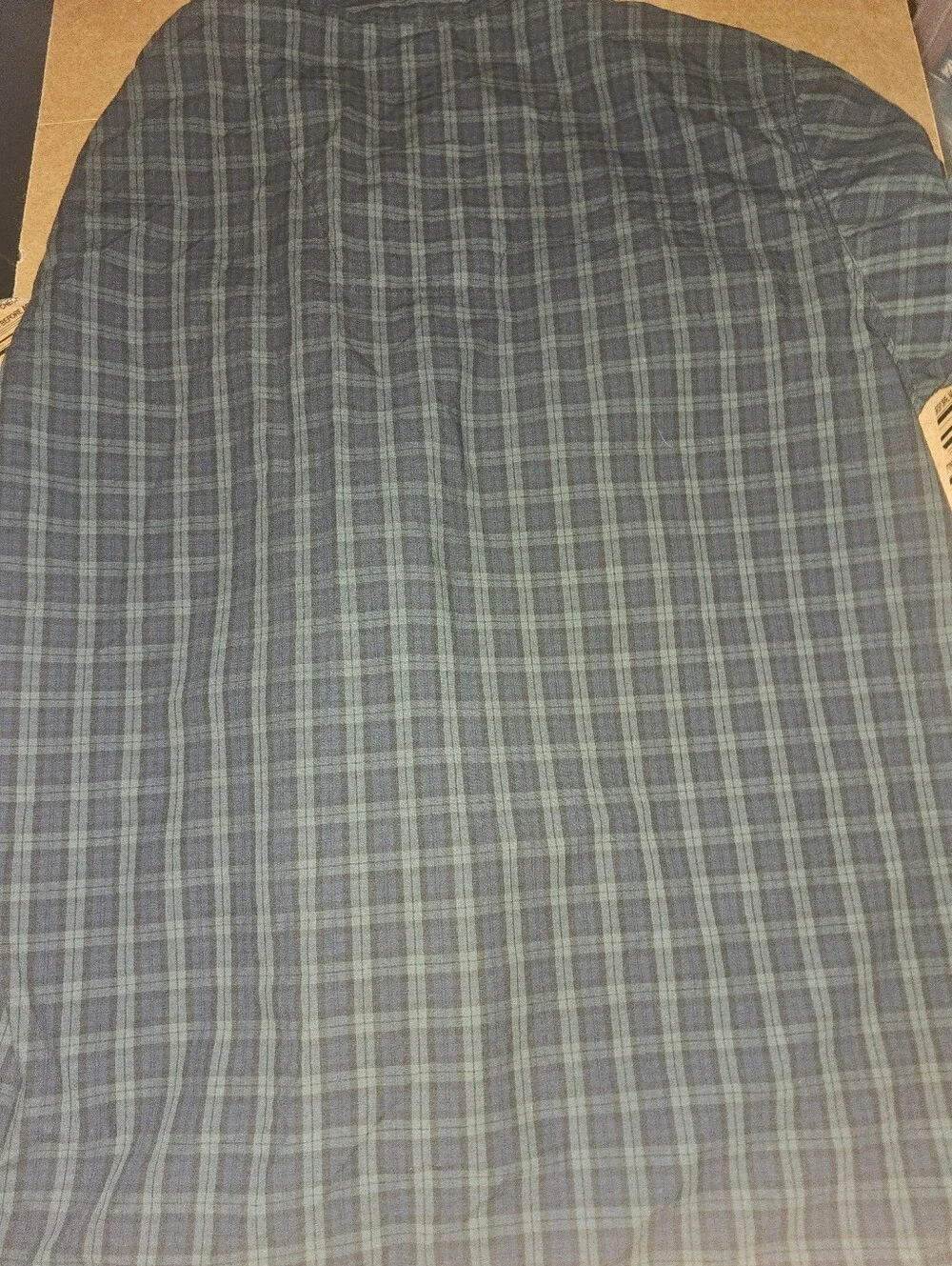 Brooks Brothers Men's Large Black Watch Tartan Plaid Cotton Pajama Shirt Top